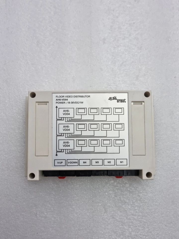 One Alba Urmet AH6VD04 Floor Video Distributor Module 18-36Vdc/1W